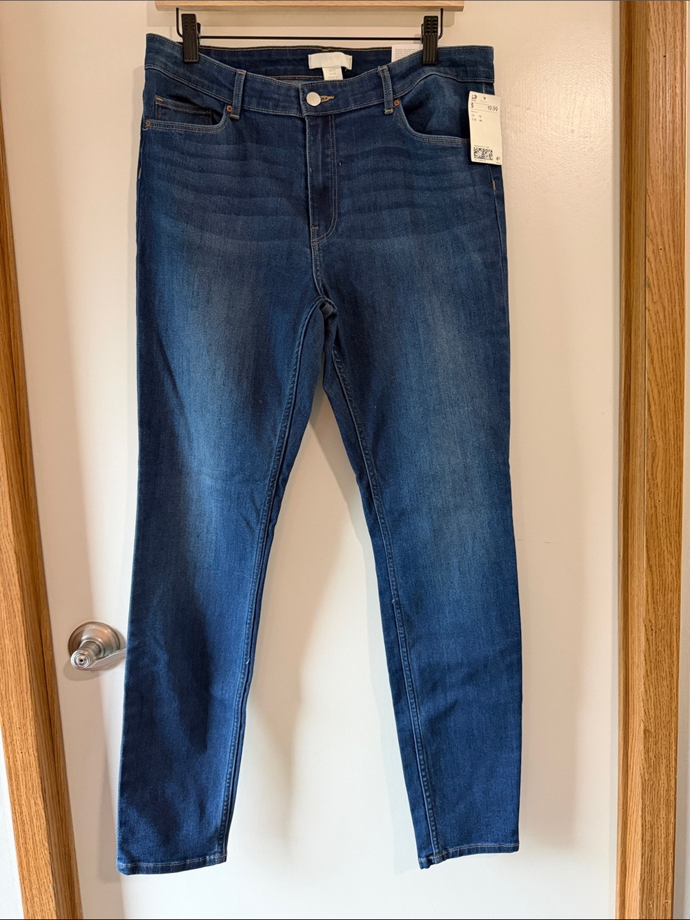 H&M Skinny Jeans in Dark Blue Wash